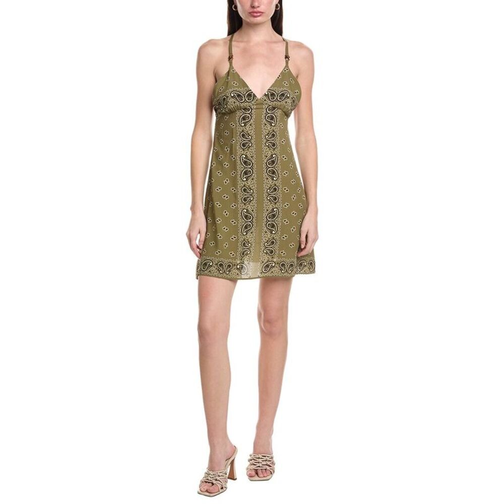 Palm Angels Womens  Mini Dress, Green